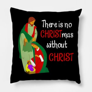 Birthday Holiday Manger Jesus Lover Pillow