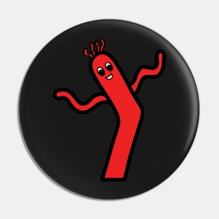 Red Wacky Waving Inflatable Man Pin