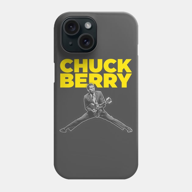 Chuck Berry :: King of Rock n Roll Icon FanArt Phone Case by darklordpug