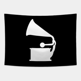 Phonograph (White) Tapestry