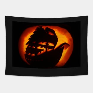 Ghostly Galleon Tapestry