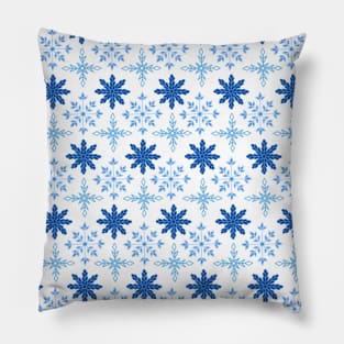 Snowflakes | Snowflakes Pattern | Winter Snow Pillow