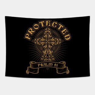 Protected Psalm 91 Soldiers Prayer Christian Gift Tapestry