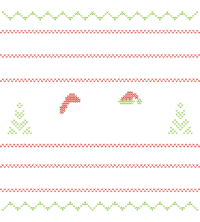 Ugly Sweater All I Want for Christmas Is My Two Front Teeth Magnet