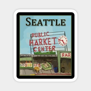 Seattle - Pikes Public Market Magnet