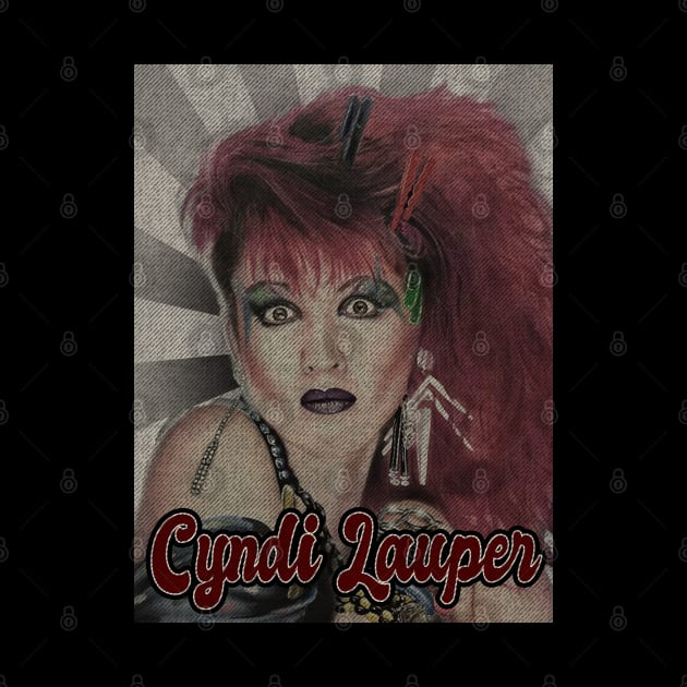 Vintage Classic Cyndi Lauper by StickMen