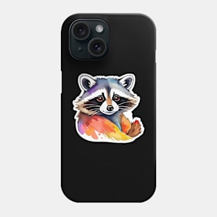 Raccoon Watercolor Phone Case