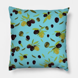 Olives pattern texture Pillow