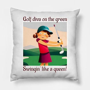 Golf Diva Pillow