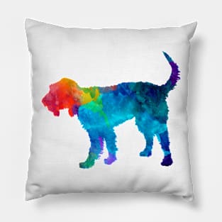 Griffon Nivernais in watercolor Pillow