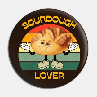 Sourdough Lover, retro chic style. Pin