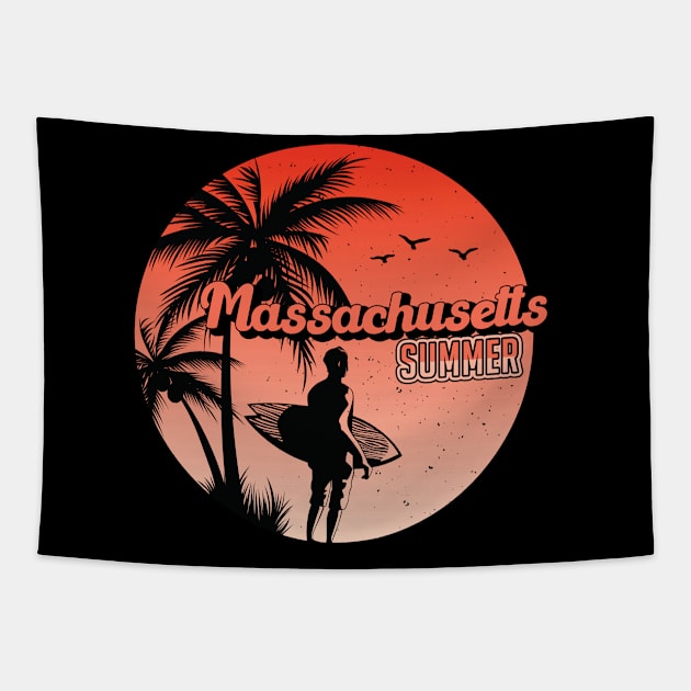 Massachusetts summer fun Tapestry by NeedsFulfilled