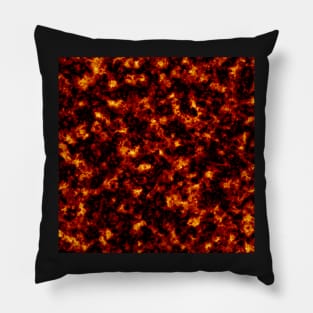 Fire Texture Background Pillow