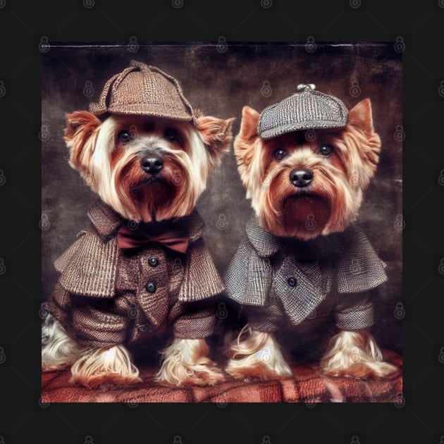 Yorkshire Terrier Detectives by LizTodd