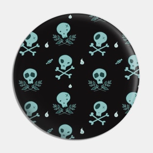 Halloween cute skulls Pin