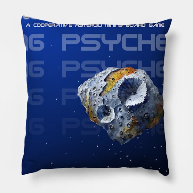 16 Psyche  board game Pillow by WhiskeyTango