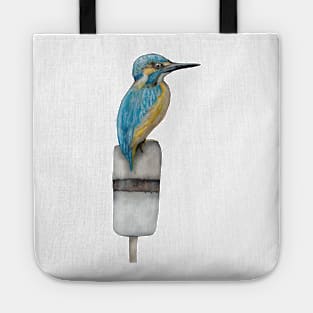 KIngfisher on ice 5 Tote