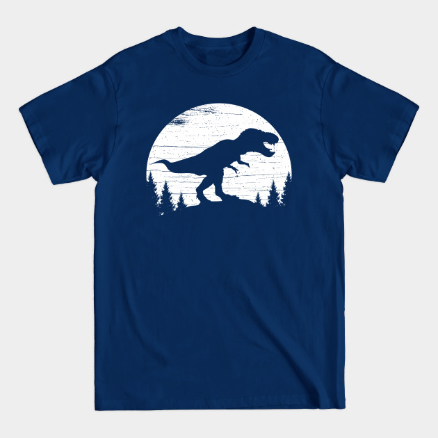 Disover Trex Dinosaur Gift - Trees At Night - T-Shirt