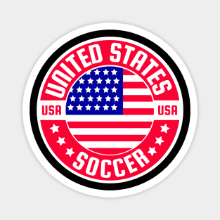 United States Flag Soccer Magnet