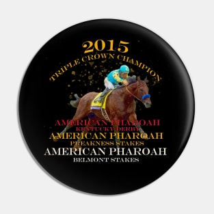 2015 Triple Crown Champion American Pharoah design Pin