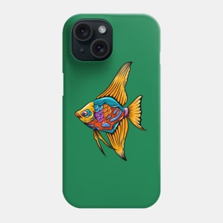 angel fish colorful Phone Case