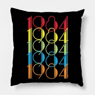 VINTAGE T-SHIRT Birthday 1984 Pillow