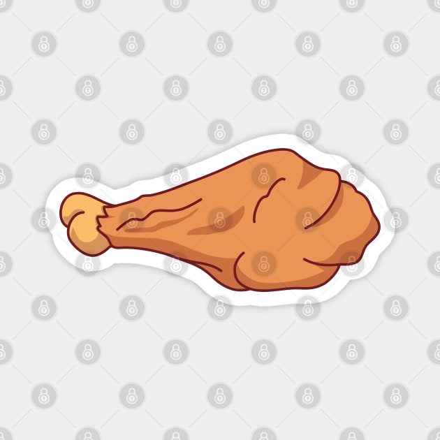 Turkey Leg Magnet by MagicalNoms