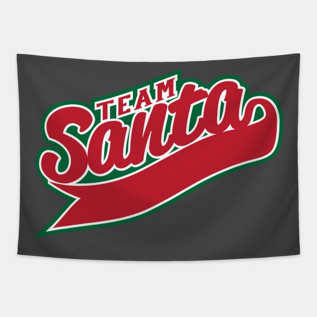 Team Santa Claus! Tapestry by West 5th Studio