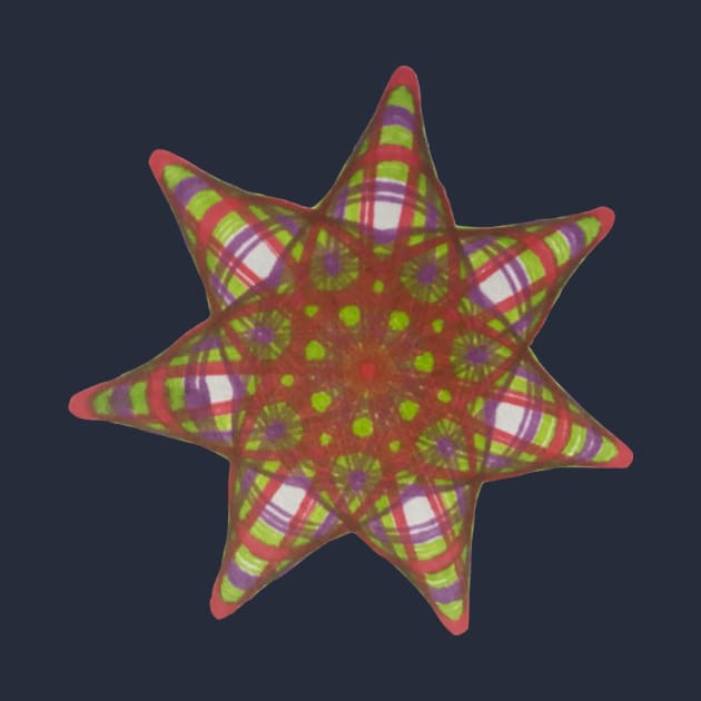 Spirograph Bright Star Pattern by Travelling_Alle