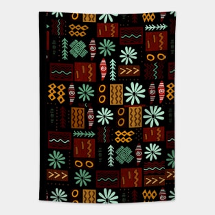 Aztec Pattern Tapestry