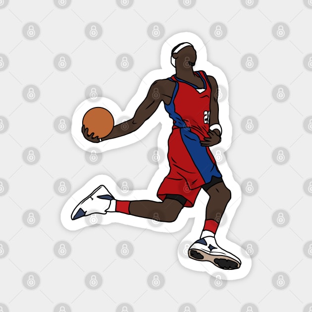 Darius Miles Windmill Magnet by rattraptees