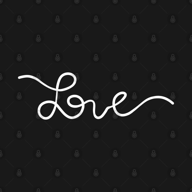Love Handwritten Lineart by vpessagno