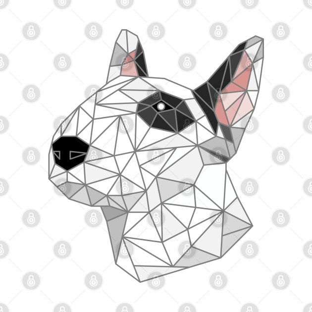 Bull Terrier Stained Glass by inotyler