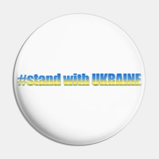 Tag stand with  Ukraine Pin