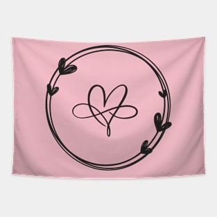 Valentines Day Hearts Tapestry