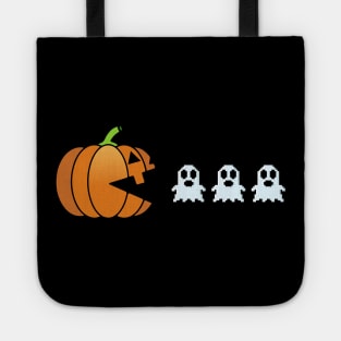 Pumpkin Eating Ghost Tote