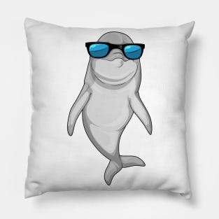 Dolphin Sunglasses Pillow