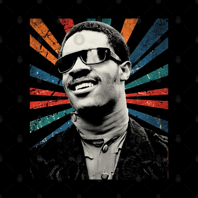 sketc vintage Stevie Wonder #2 by ArmandoApparel