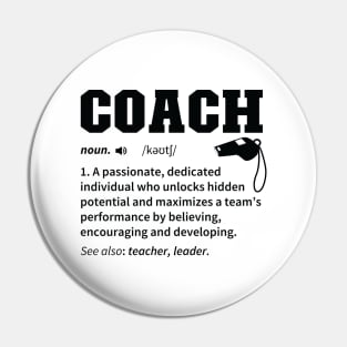 Coach Definition Pin