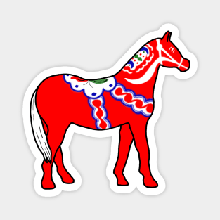 Swedish Horse of a Different Color Magnet