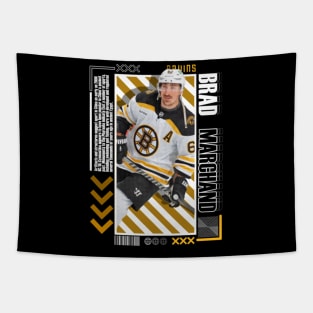 Brad Marchand Paper Poster Version 10 Tapestry