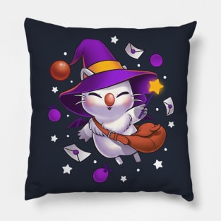 Moogle Witch - Kupo - Final fantasy halloween Pillow