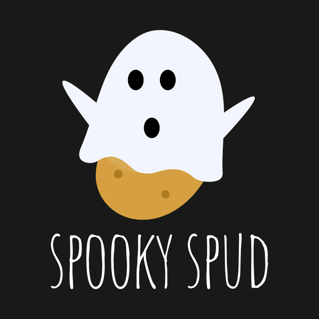 Spooky Spud Funny Halloween Potato by DesignArchitect