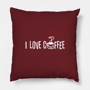 I love coffee Pillow
