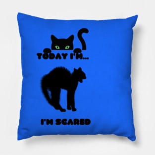 Cat feel scared Pillow