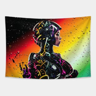 Splash Space Queen Tapestry