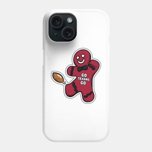 Houston Texans Gingerbread Man Phone Case