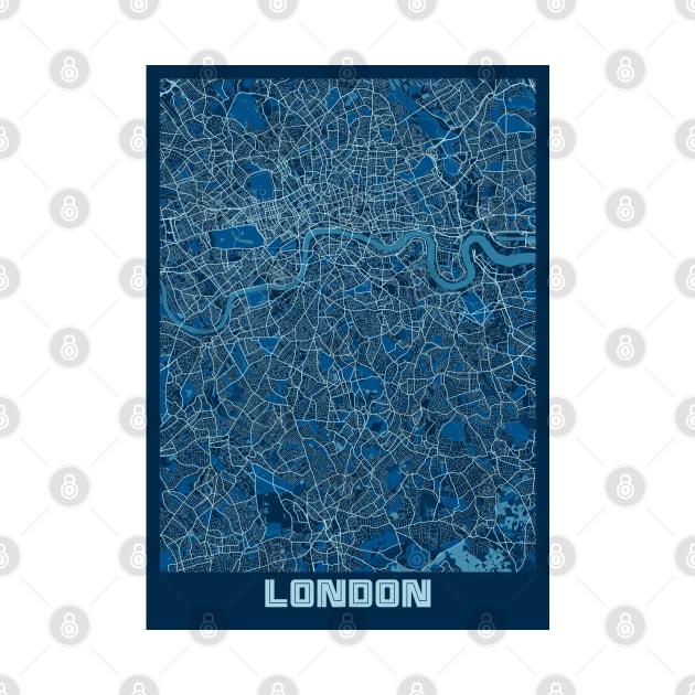 London - United Kingdom Peace City Map by tienstencil