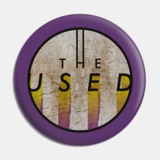 THE USED - VINTAGE YELLOW CIRCLE Pin