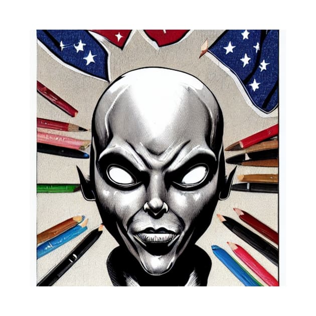 P Resident Alien by OWLS store